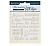Чипборд к коллекции Atelier quotes от Stamperia, 14X14 см, SCB46