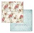 10 шт! Лист двусторонней бумаги "Farm flowers" (Фермерские цветы) 30,5х30,5 см (190 г/м), коллекция "Farmhouse" (Фермерский дом), от Summer Studio (Саммер Студио)