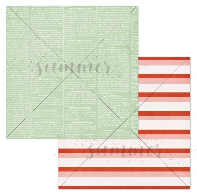 Набор двусторонней бумаги Весеннее пробуждение 190гр, 20*20см, SS17032023, от Саммер Студио (Summer Studio)