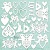 Чипборд Love set от Mintay Papers, 30х30 см