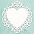 Чипборд Fancy Heart от Mintay Papers, 30х30 см