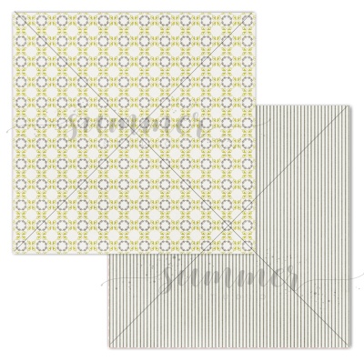 Набор двусторонней бумаги Весеннее пробуждение 190гр, 20*20см, SS17032023, от Саммер Студио (Summer Studio)